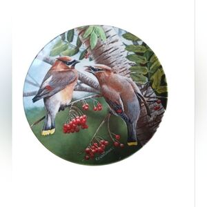Limited Edition "The Cedar Waxwing" Collectors Plate